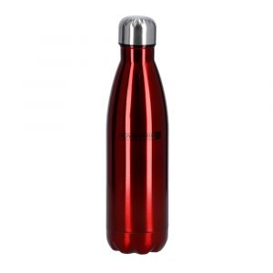 Royalford 750Ml Vacuum Bottle Water Bottle - Stainless Steel - Red
