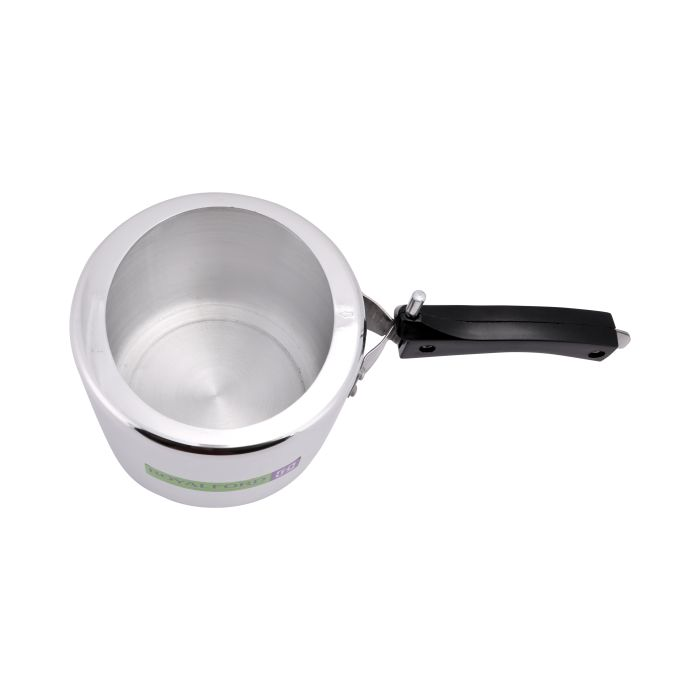 Royalford RF6541 Aluminium Pressure Cooker - 5L Capacity| Durable Virgin Aluminium| Ideal For Rice, Beans, Stews, Veggies, Chicken, Pork, Soup & More