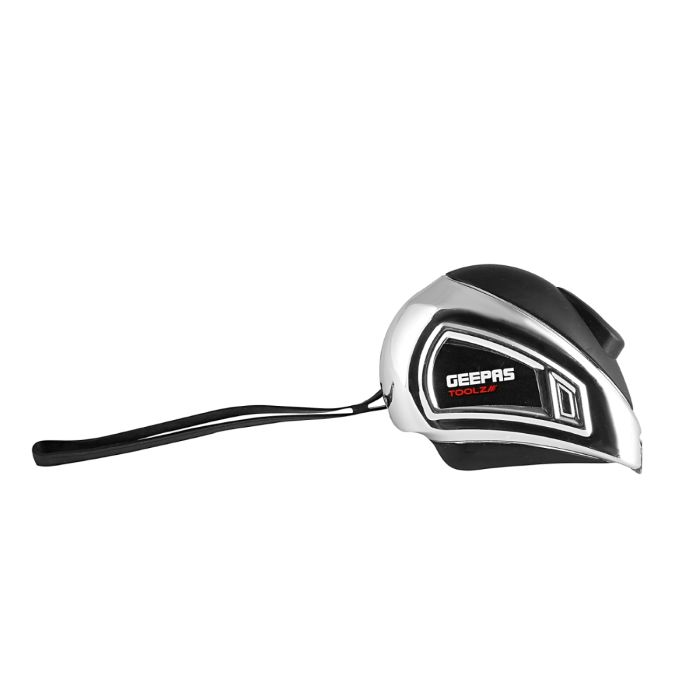 Geepas 5M, 19mm Measuring Tape | Pocket Tape With ABS Construction Plastic Shell |Rubber Coating Makes It Resistant To Abrasion | +-0.2mm Accuracy | British & Metric Graduation