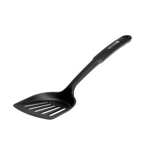 Royalford Slotted Turner - Nylon - Black - 31 CM