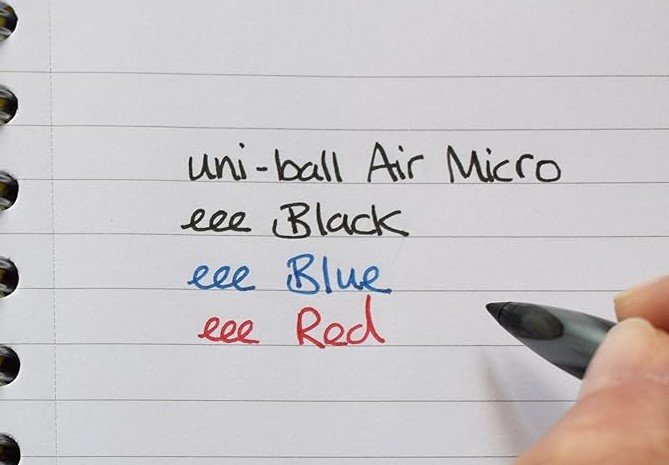Uni-Ball UB-188-L Roller Ball Pen Air-Tip 0.35-0.5mm, Blue