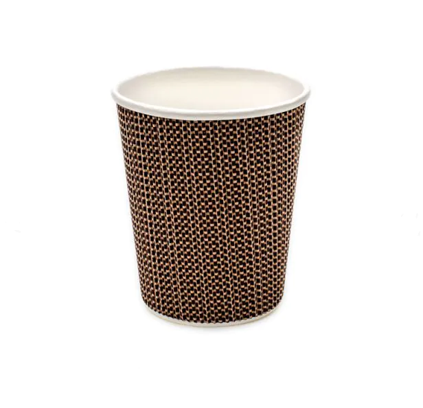 Ripple Cup Chocolate & Black 8 Oz - 500 Pieces