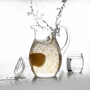 Royalford Alyssa Water Jug - Glass - Clear - 21 liter - RF10163