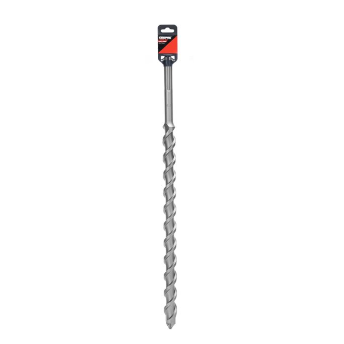 Geepas SDS Max Drilling Flute - Masonry Drill Bit Spiral Flute Rotary Masonry Drill | Ideal For Concrete, Wood & Other Soft Materials (D32xL570xWL200)