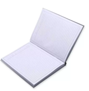 FIS Pack of 5 Oman Hard Cover Notebook, 18X25 100Sheets, Cover Silver -FSNBOM100SL