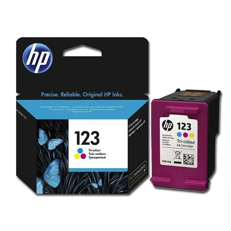 HP 123 Original Ink Cartridge - Tri Colour (F6V16AE)