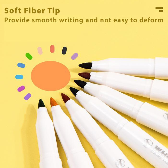 Deli Slim White Board Marker Pack of 8 Colour S504