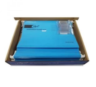 ELFEN 927 DELUXE SUSPENSION FOLDER FULLSCAPE SIZE PACK OF 50 PIECES COLOUR DARK BLUE