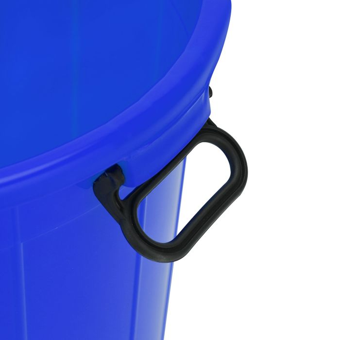 Plastic Drum With Lid, Laundry Hamper With Handles, RF10722 | 50L Washing Bin, Dirty Clothes Storage, Bathroom, Bedroom, Closet, Laundry Basket