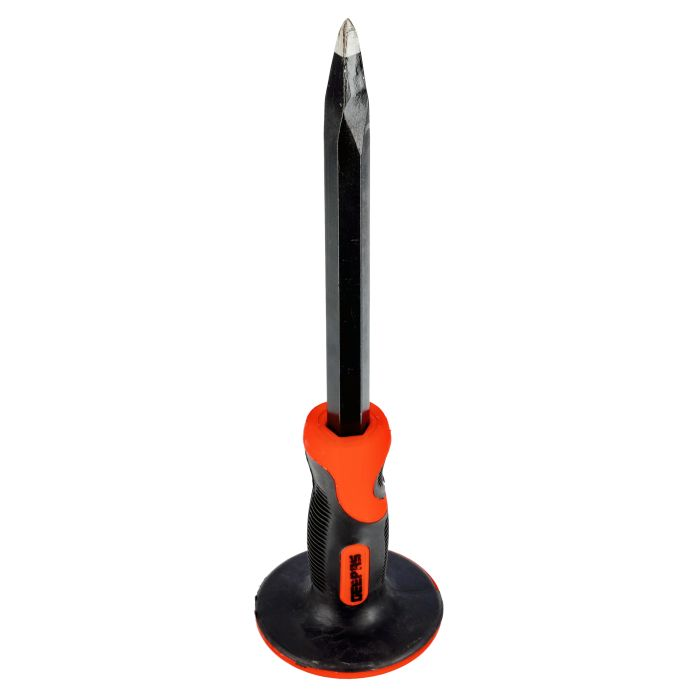 Pointed Chisel With Grip-12"