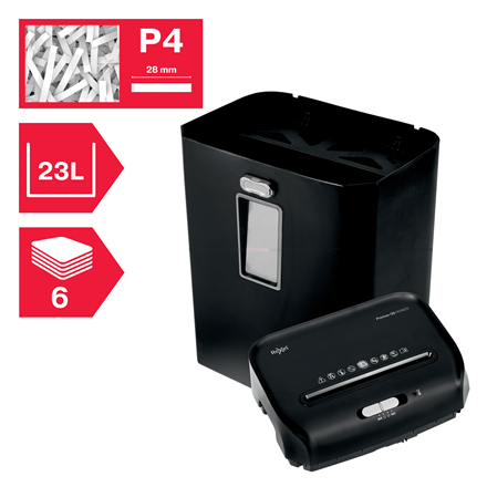 Rexel ProMax REX623 Cross Cut Paper Shredder P-4