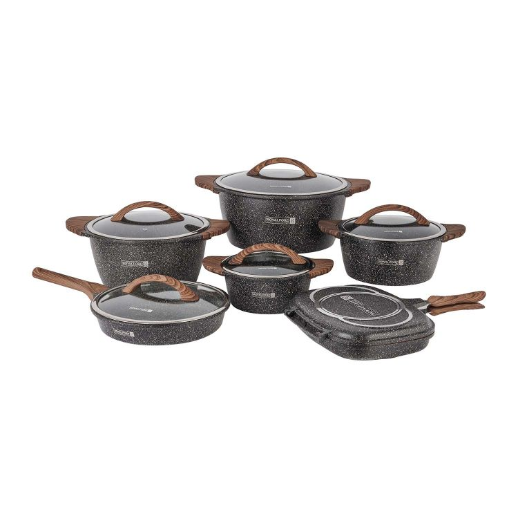 Royalford Granoware 12-Piece Cookware Set- RF11737