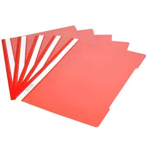 50-Piece Durable Project File, A4 Size, Red Colour - DUPG2570-03