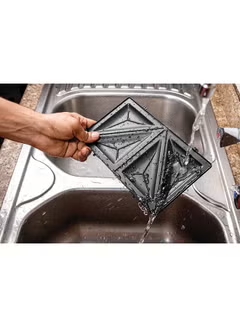 Sandwich & Grill Maker Non-Stick 2-in-1 Interchangeable Sandwich and Grill Maker With Indicator and Ready to Cook Lights 2 Years Warranty 780.0 W TS2120-B5 Black and Sliver