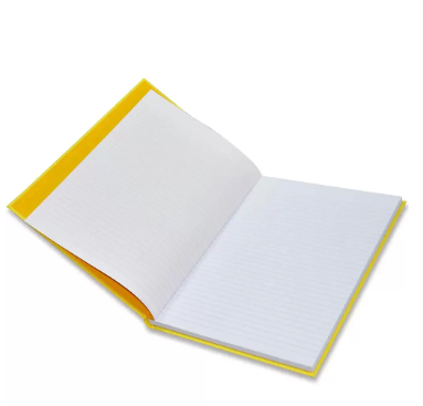 5-Piece FIS Neon Hard Cover Notebook Single Line A4, 100-Sheets, Lemon - FSNBA4N210