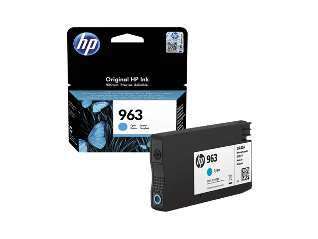 HP 963 Cyan Original Ink Cartridge 3JA23AE
