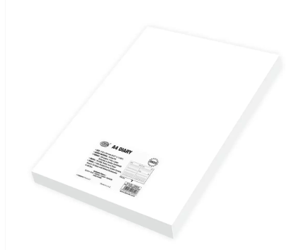 FIS 2023 Diary A4 PU English 1-Side Padded Gold Corner Green - FSDI48EPG23GR