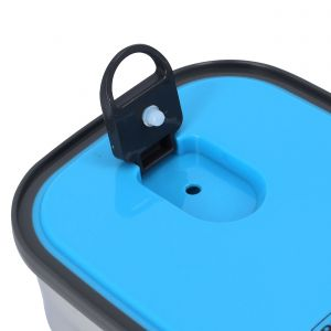 Royalford 680 Ml Lunch Box Thermal Lunch Box With Thermal Insulation - Stainless Steel - Blue