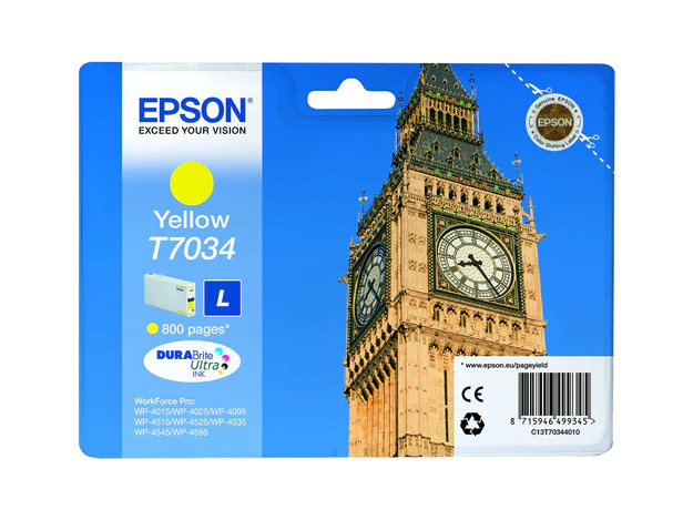 Epson T7034 L Yellow Ink Cartridge
