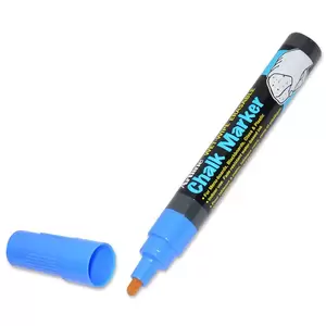 Artline Chalk Marker, Pack of 12, 4mm Color: Blue - ARMKEPW-4BL