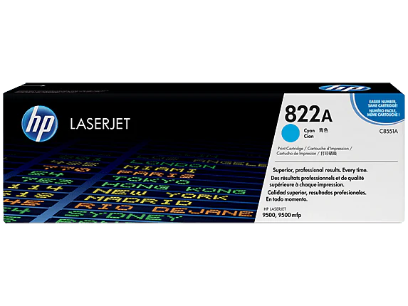 HP 822A Cyan Toner (C8551A)