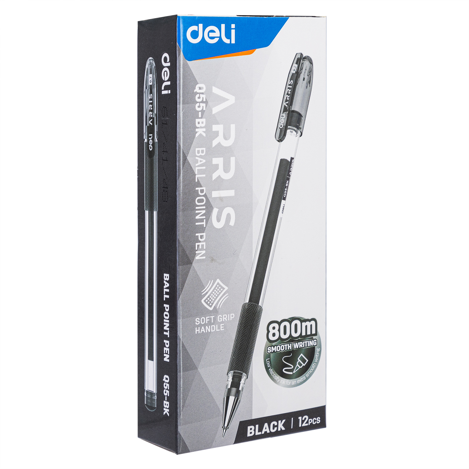 Deli-EQ55-BK Ball Point Pen
