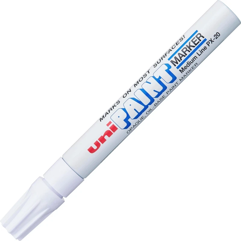 Uni Paint Marker Oil Based Permanent Marker 1 Pack (PX-20) White