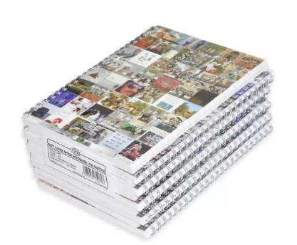 10-Piece FIS Spiral Soft Cover Notebook Single Line A5, 100-Sheets - FSNBA51903S