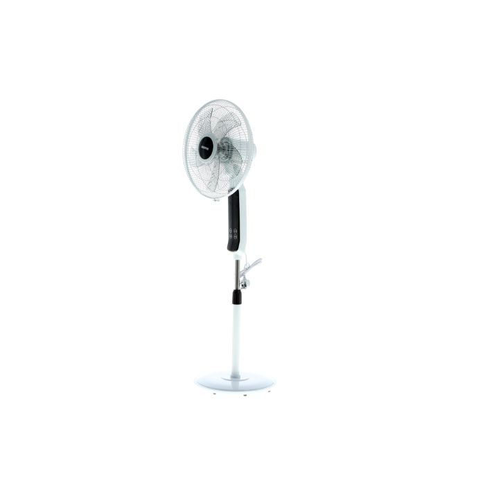 Geepas 16" Stand Fan With Remote Control 60W - 3 Speed, 5 Leaf Blade, Adjustable Height & Tilt Setting With Led Display | Auto-Off | 2 Years Warranty