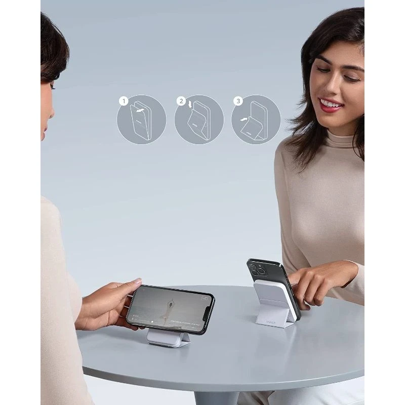 Anker 622 Magnetic Battery MagGo White Foldable Magnetic Wireless Charger