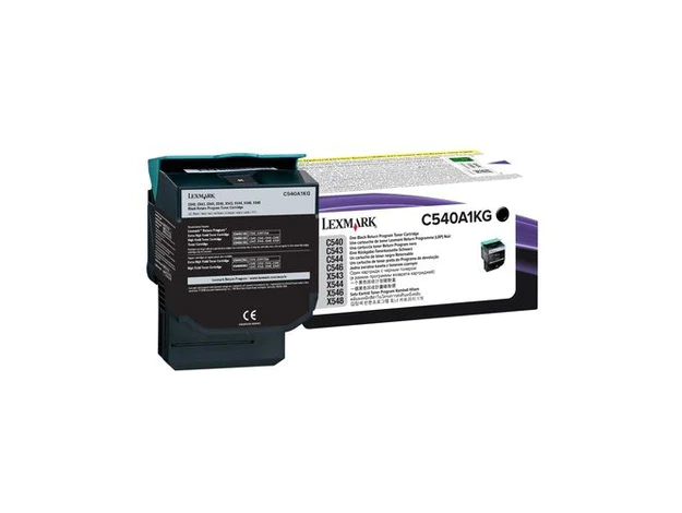 Lexmark C540A1KG Black Toner Cartridge