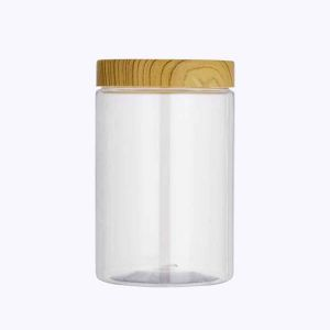 Royalford Round Air Tight Pet Jar - Plastic - Clear - 1000 ML