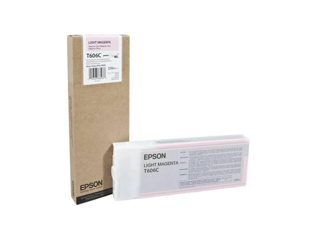 Epson T606C Light Magenta Ink Cartridge 220ml