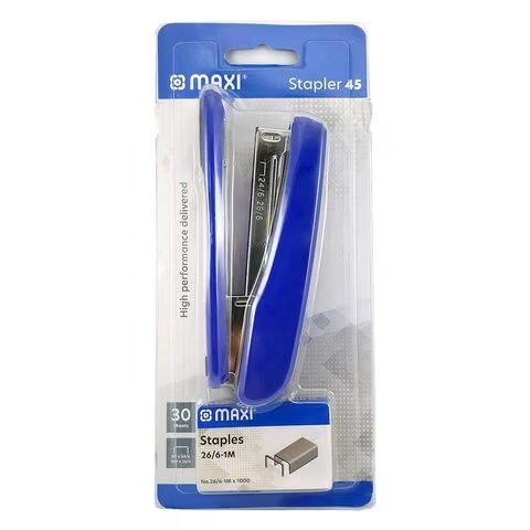 Maxi Stapler 45 With 26/6 Stapler Pins Multicolour 1000