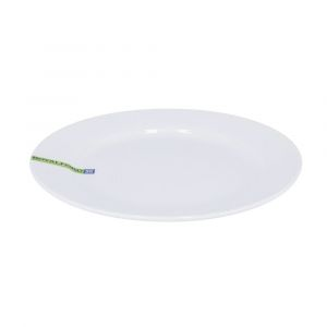 Royalford Magnesia Flat Plate - Porcelain - White