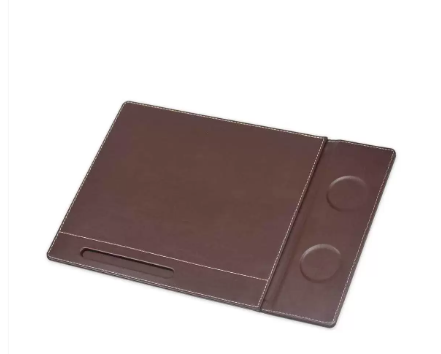 FIS Desk Blotter with Flap, Brown Color - FSDEFLAPPUDBR