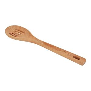 Prestige Wooden Slotted Spoon - Wood - Brown