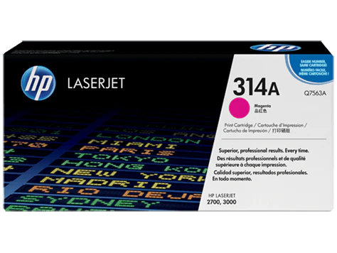 HP 314A Magenta Print Cartridge (Q7563A)