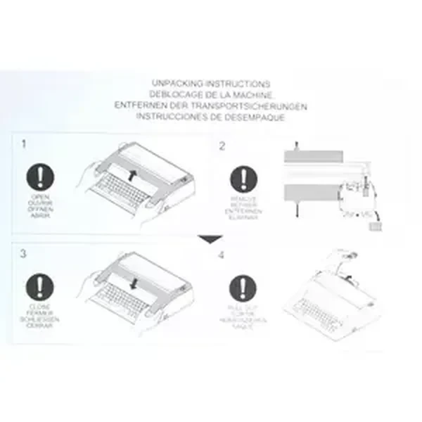 Olympia Electrical Typewriter (Arabic/English) 45 Keys, 100C - OLTY252651328