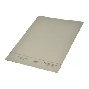 FIS Square Cut Folders With 8 cm Fastener Grey Color, Pack of 50 Pcs, 320 gsm, F/S (210 x 330 mm) Size - FSFF7FGY
