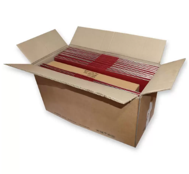 Pack of 50 Pieces Pieces Lever Arch File Folder With Slide-In Plate Maroon
