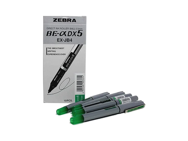 Zebra Pen Roller 0.5 (BE-XDX5) 10pcs/Box, Green