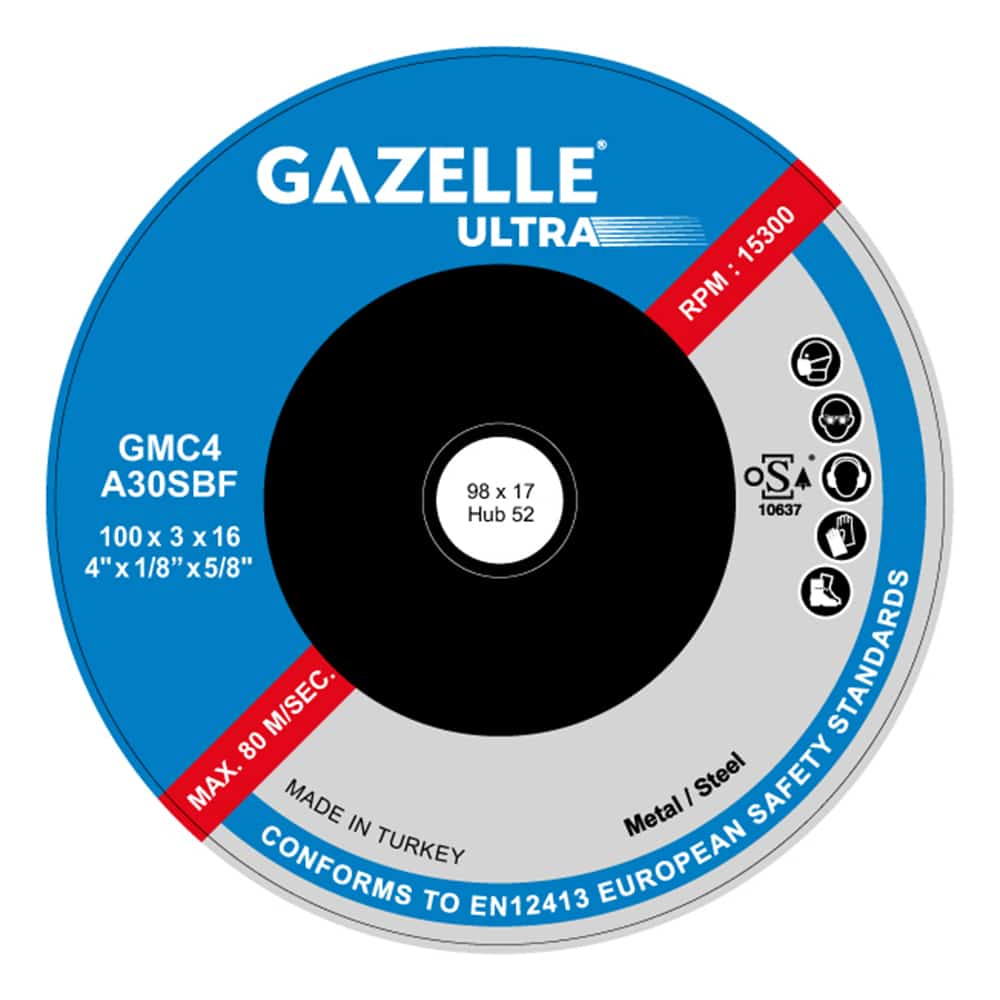GAZELLE GMC4-ULTRA 4 IN. METAL CUTTING DISC (100MM)