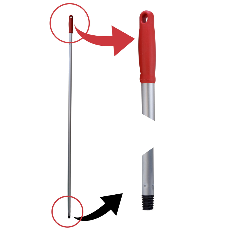 Filmop | Screw-Thread Aluminum Handle | 145 cm | RED
