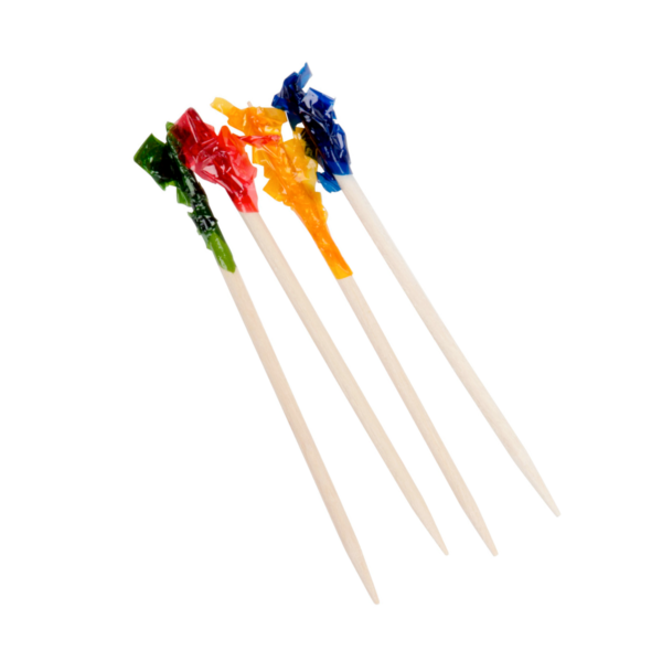 Falcon Tooth Picks Cellophane Frilled 4″ (10 Packs X 1000 Pieces)