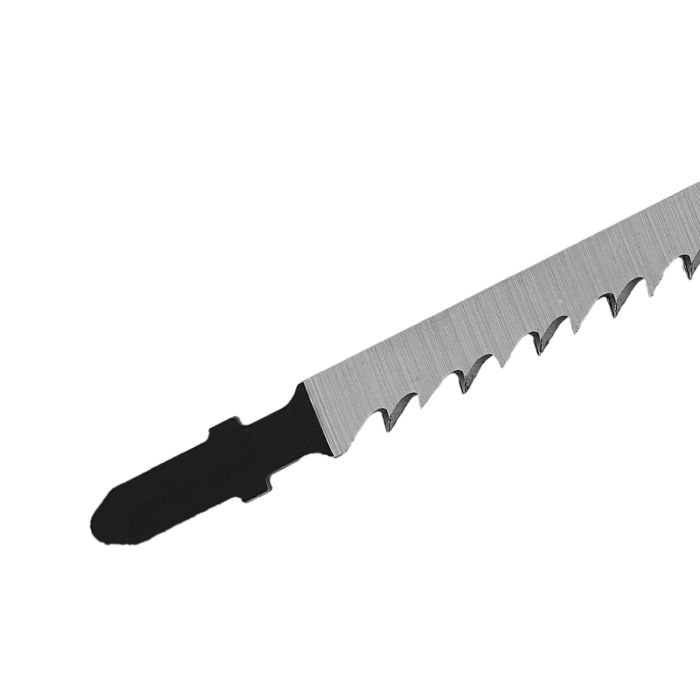 Geepas 5Pcs Jigsaw Blades - Carbon Steel Blades With Extra-Wide, 4.0mm Kerfs & 95mm Long, Fast Cutting Capacity | Compatible With All Brands Jigsaw