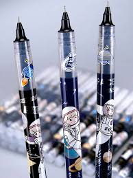Gel pen Deli Mong Kicks EG31-BK black line 0.5mm