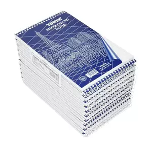 20-Piece FIS Spiral Tower Shorthand Books, Single Ruled (80 Sheets x 20-Piece) 127x205 mm Size - FSSHTOWER