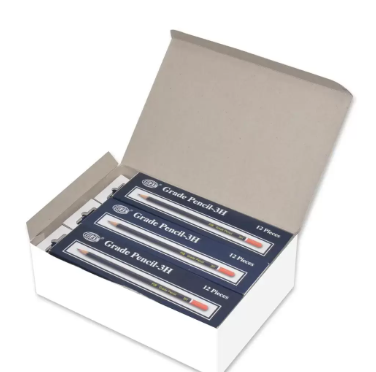 Box of 12 Packs 3H Pencil Set Blue/Red - FSPE3H