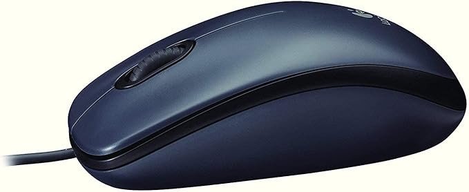 Logitech M90 Wired USB Mouse, Black